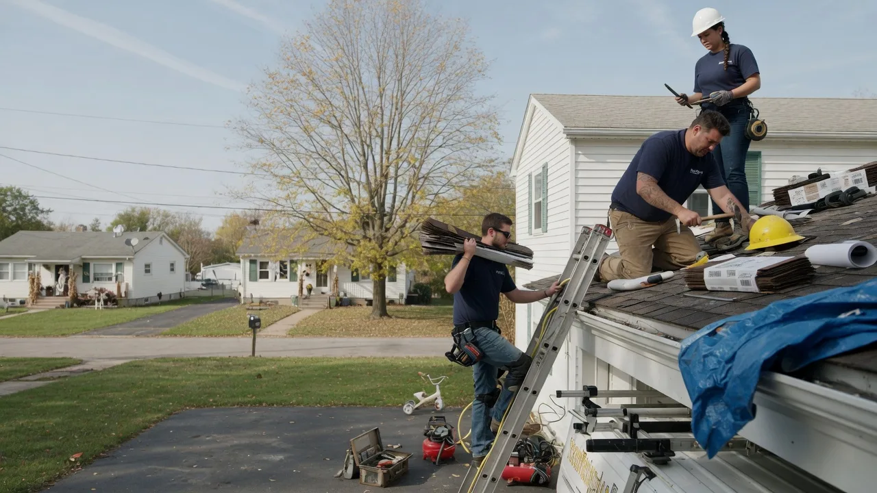 Local Roofing Contractors in Brownstown, IL near me